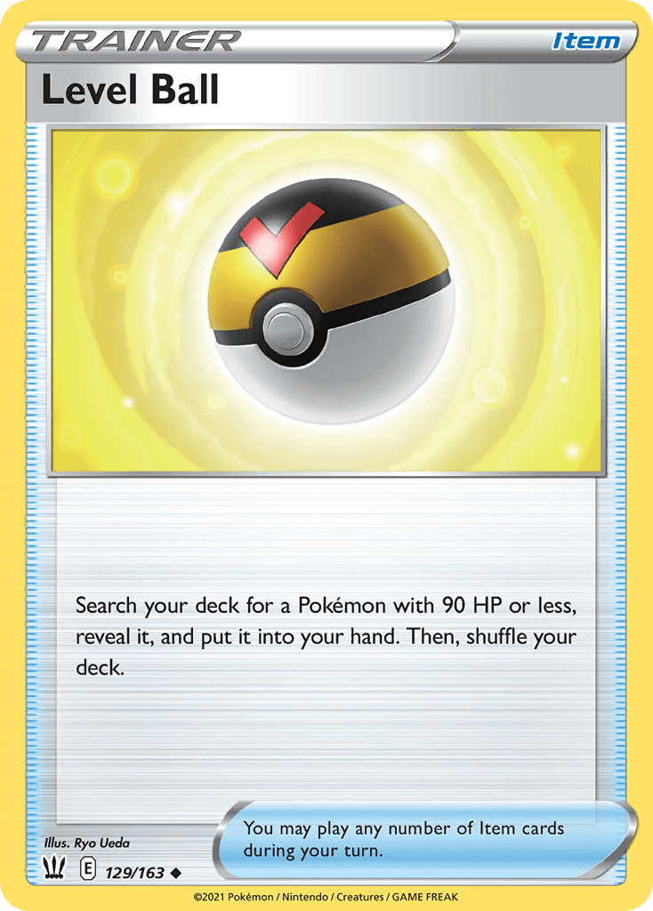 Level Ball — Battle Styles Pokemon card