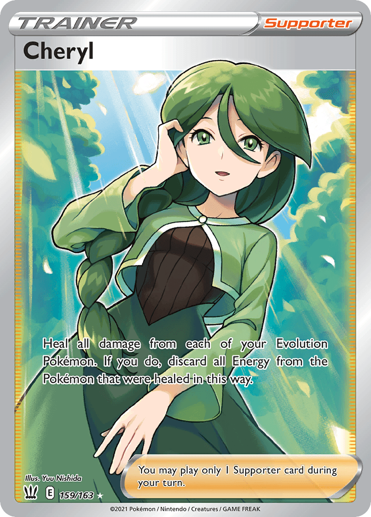 Cheryl — Battle Styles Pokemon card