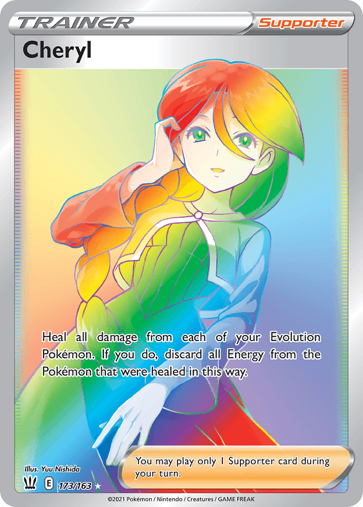 Cheryl — Battle Styles Pokemon card