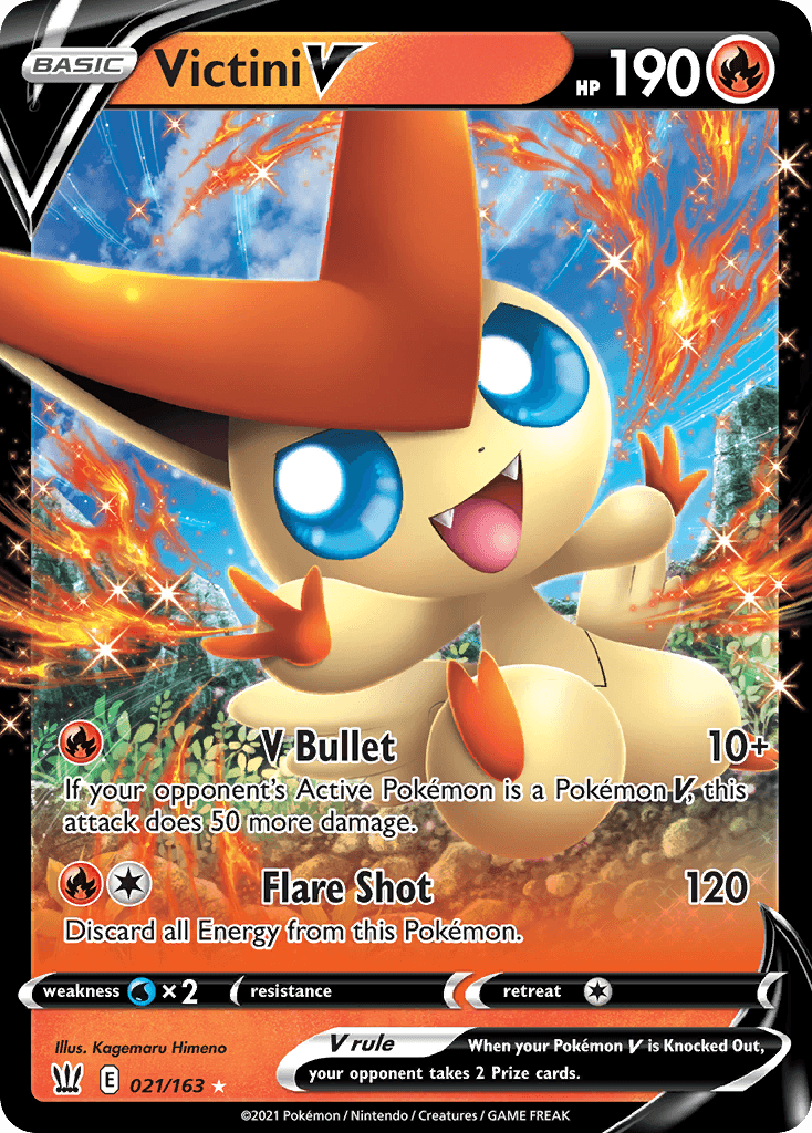 Victini V — Battle Styles Pokemon card
