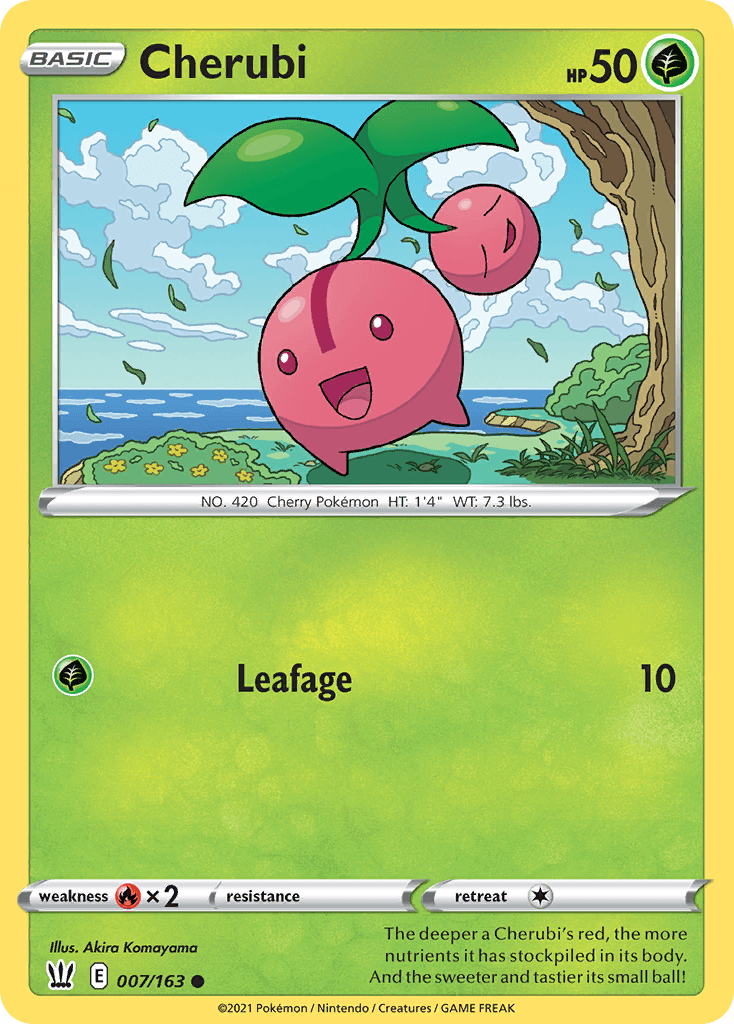 Cherubi — Battle Styles Pokemon card