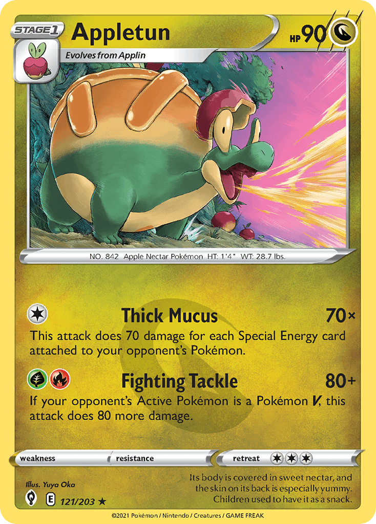 Appletun — Evolving Skies Pokemon card