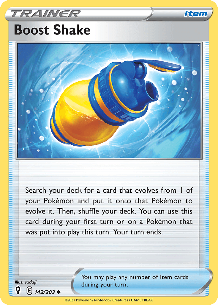 Boost Shake — Evolving Skies Pokemon card
