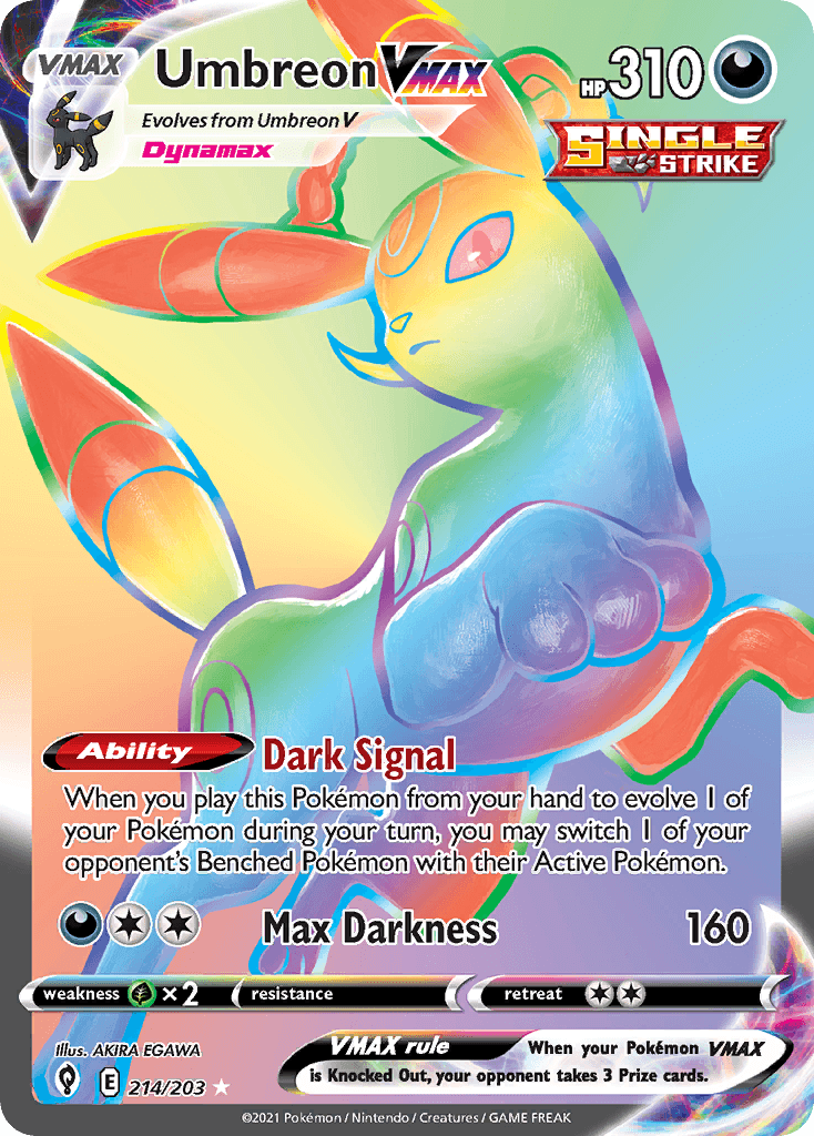 Umbreon VMAX — Evolving Skies Pokemon card