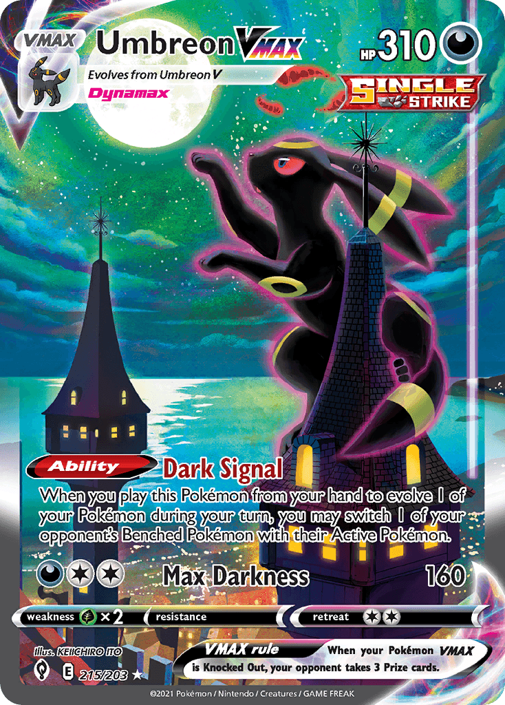 Umbreon VMAX — Evolving Skies Pokemon card