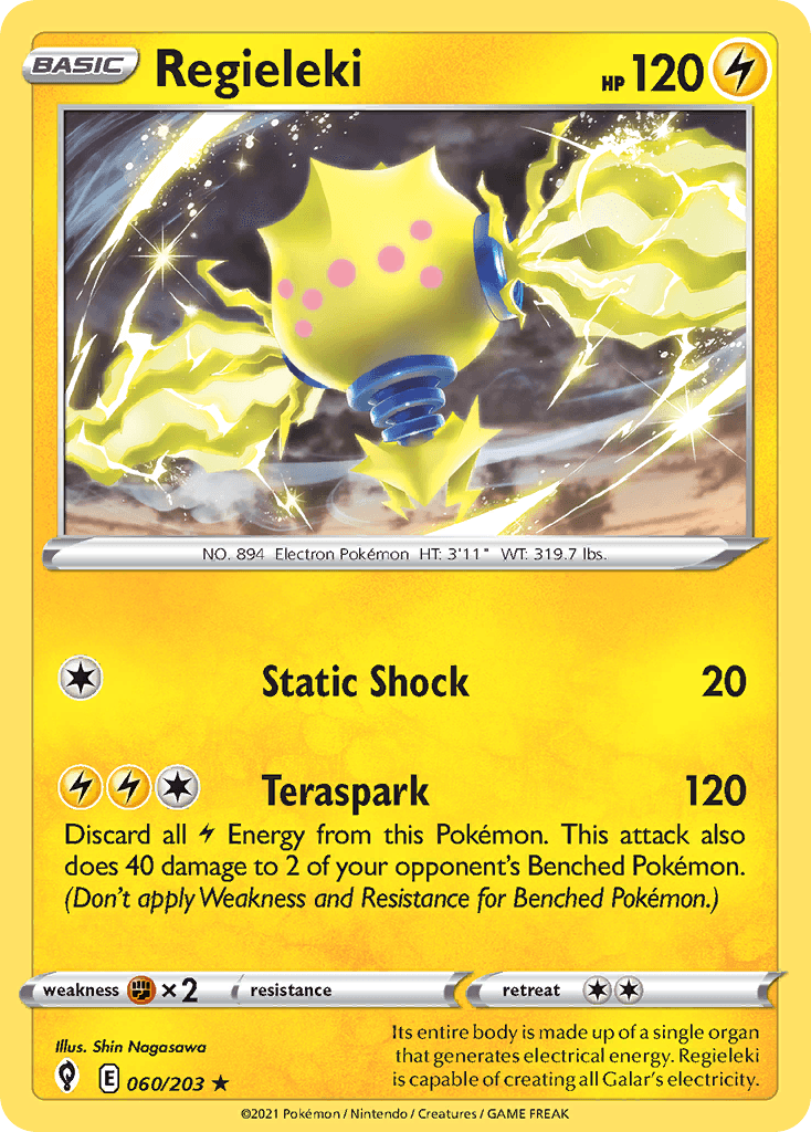 Regieleki — Evolving Skies Pokemon card