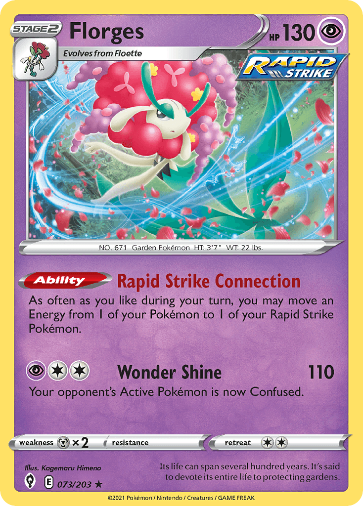 Florges — Evolving Skies Pokemon card