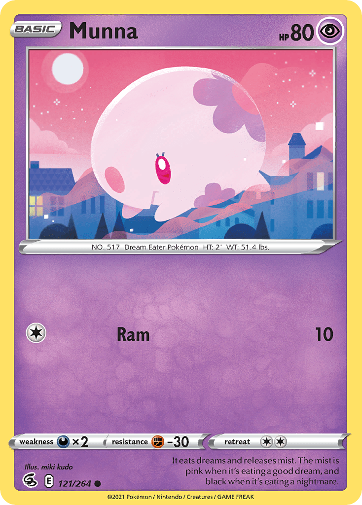 Munna — Fusion Strike Pokemon card