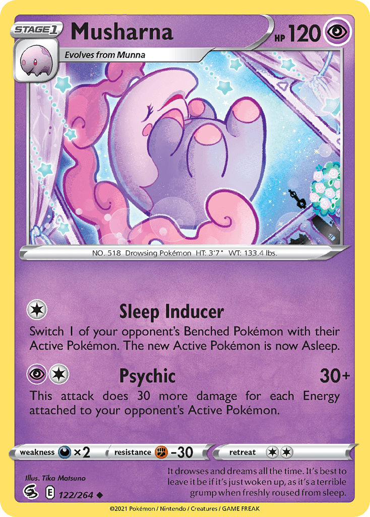 Musharna — Fusion Strike Pokemon card