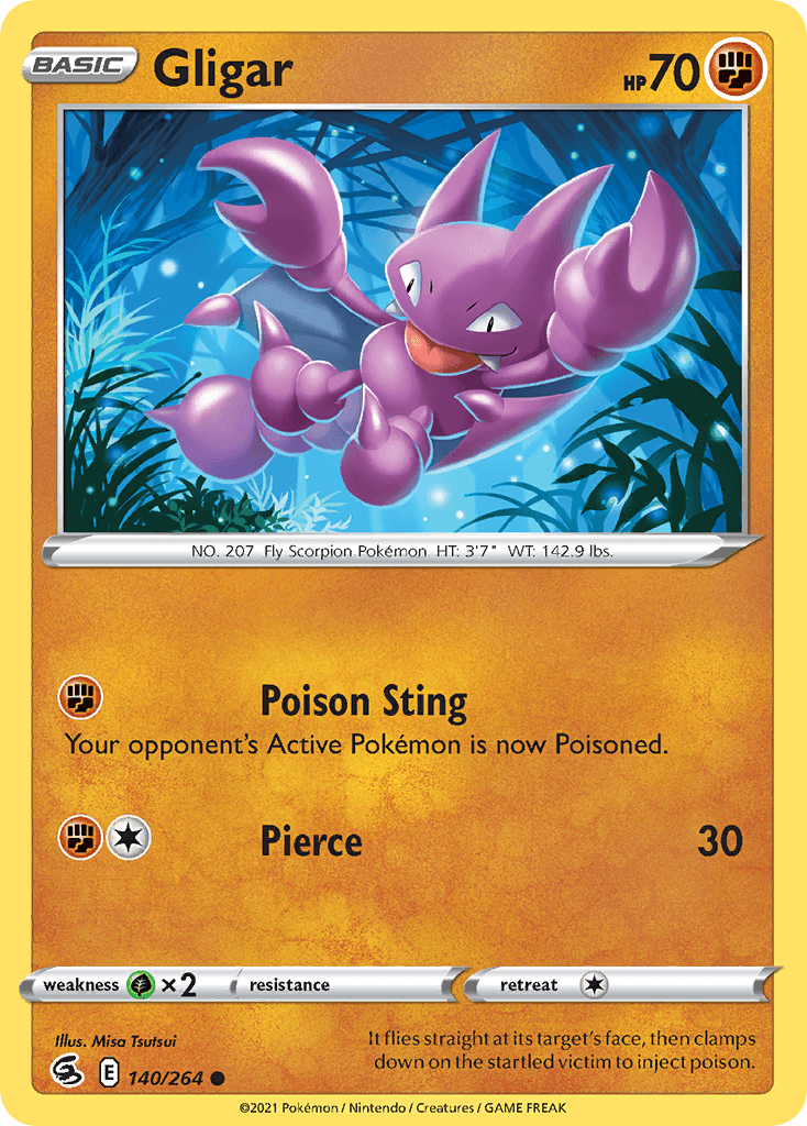 Gligar — Fusion Strike Pokemon card