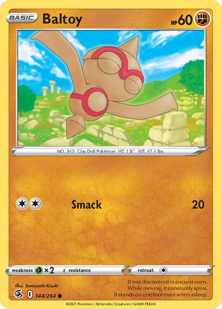 Baltoy — Fusion Strike Pokemon card