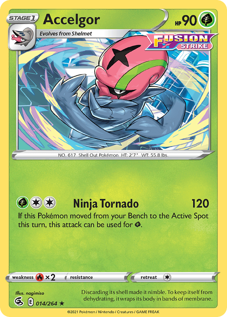 Accelgor — Fusion Strike Pokemon card