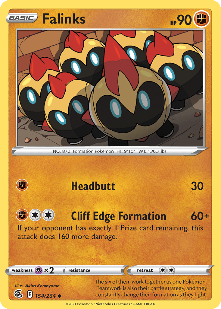 Falinks — Fusion Strike Pokemon card