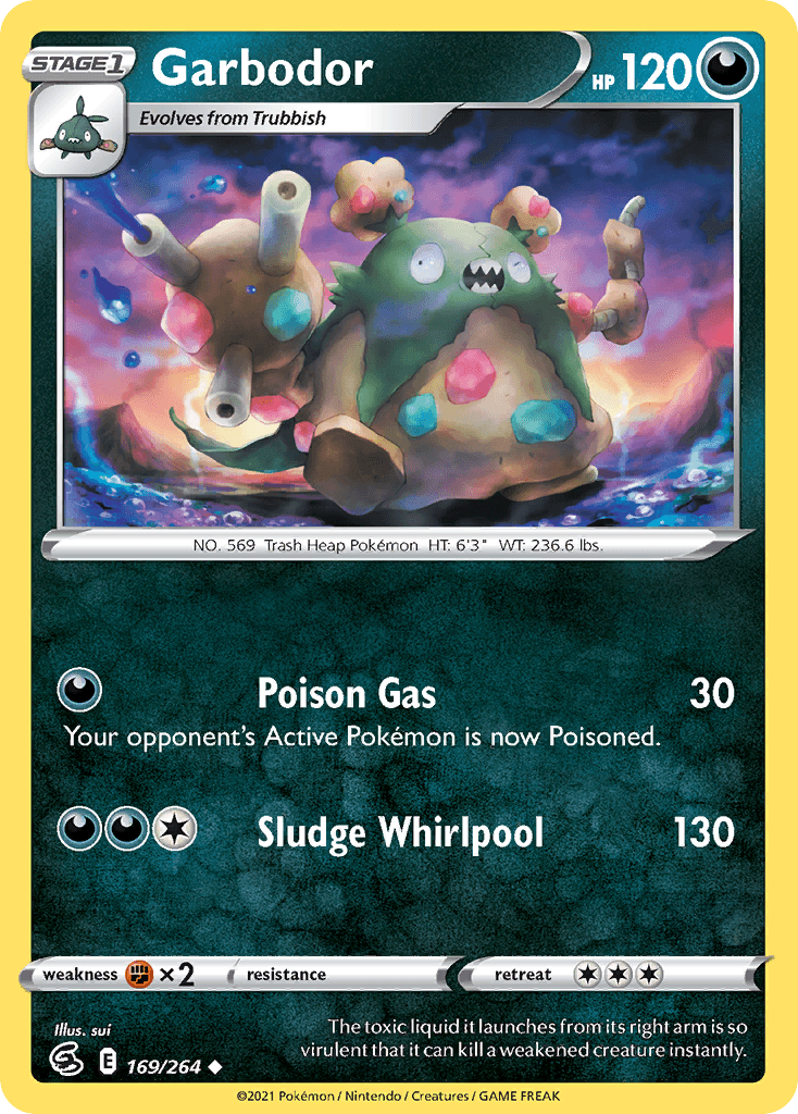 Garbodor — Fusion Strike Pokemon card