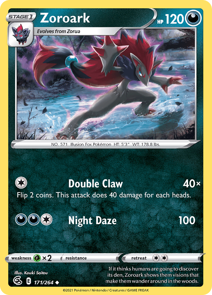 Zoroark — Fusion Strike Pokemon card