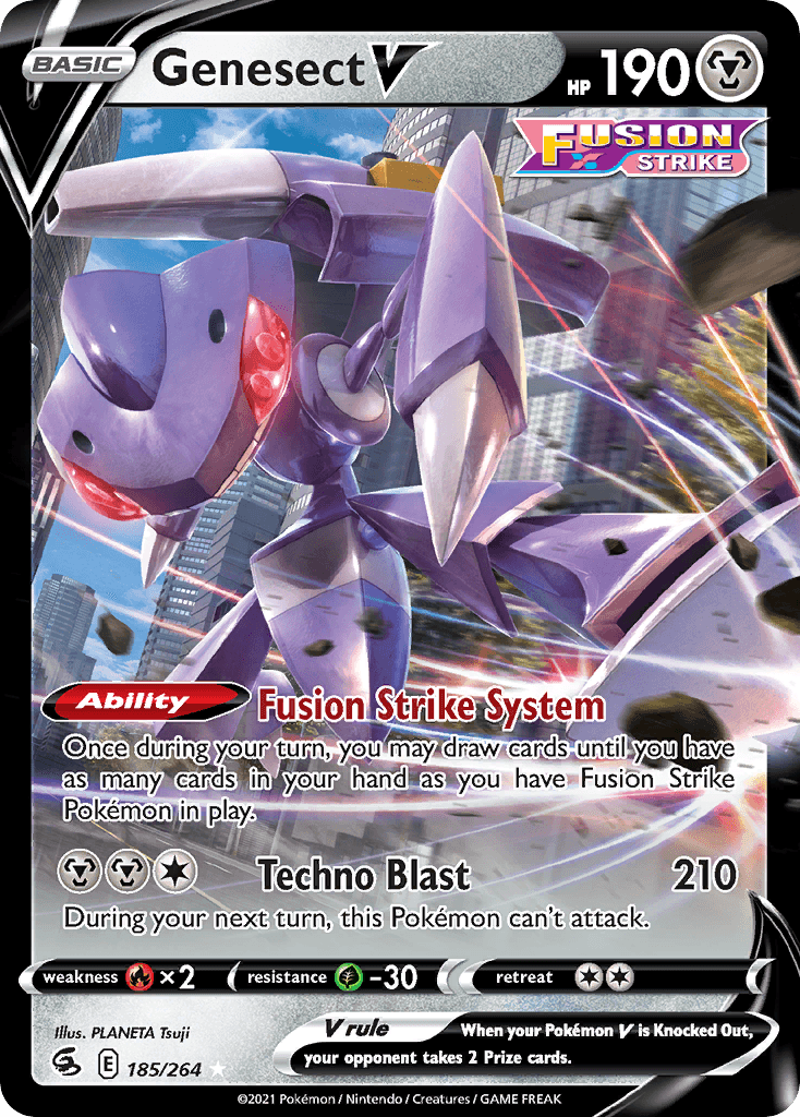 Genesect V — Fusion Strike Pokemon card