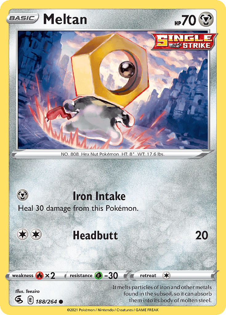 Meltan — Fusion Strike Pokemon card