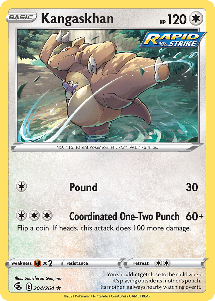 Kangaskhan — Fusion Strike Pokemon card