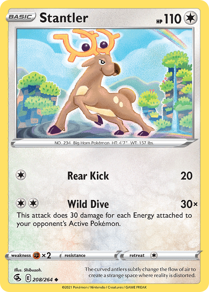 Stantler — Fusion Strike Pokemon card