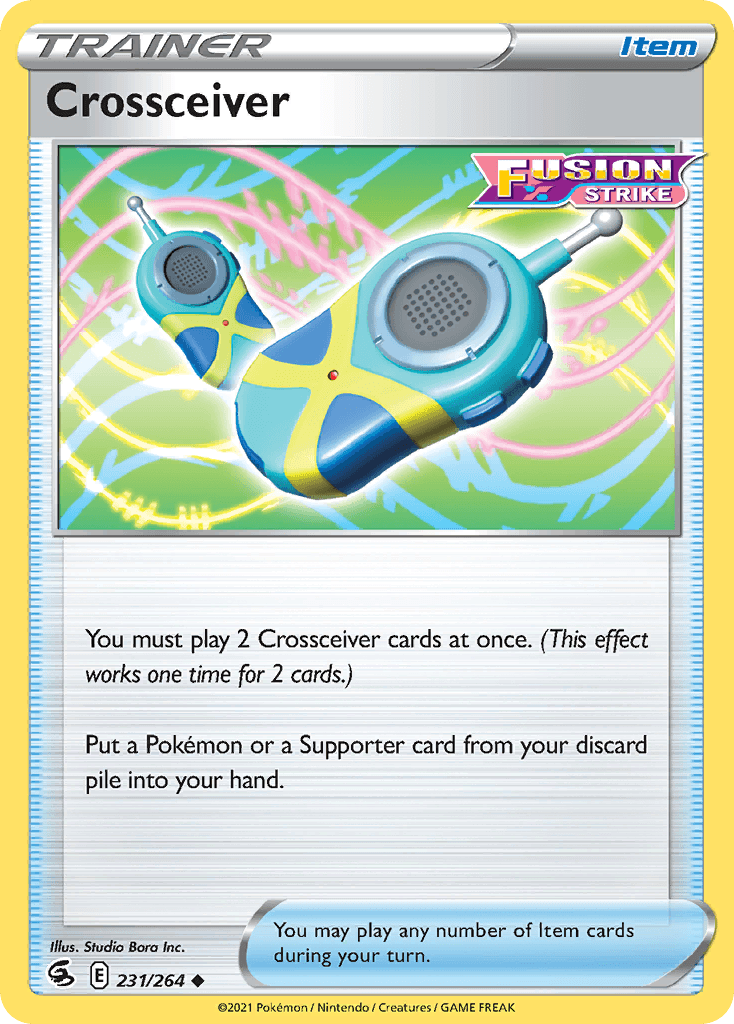 Crossceiver — Fusion Strike Pokemon card