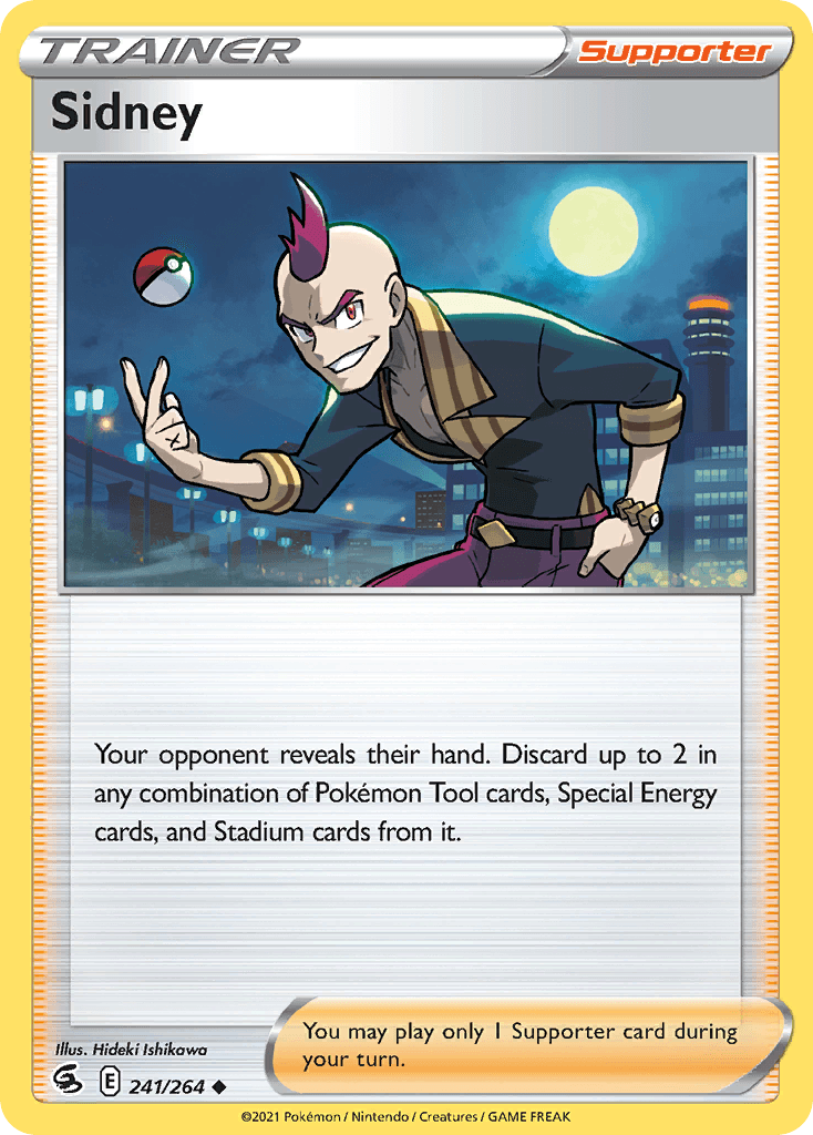 Sidney — Fusion Strike Pokemon card
