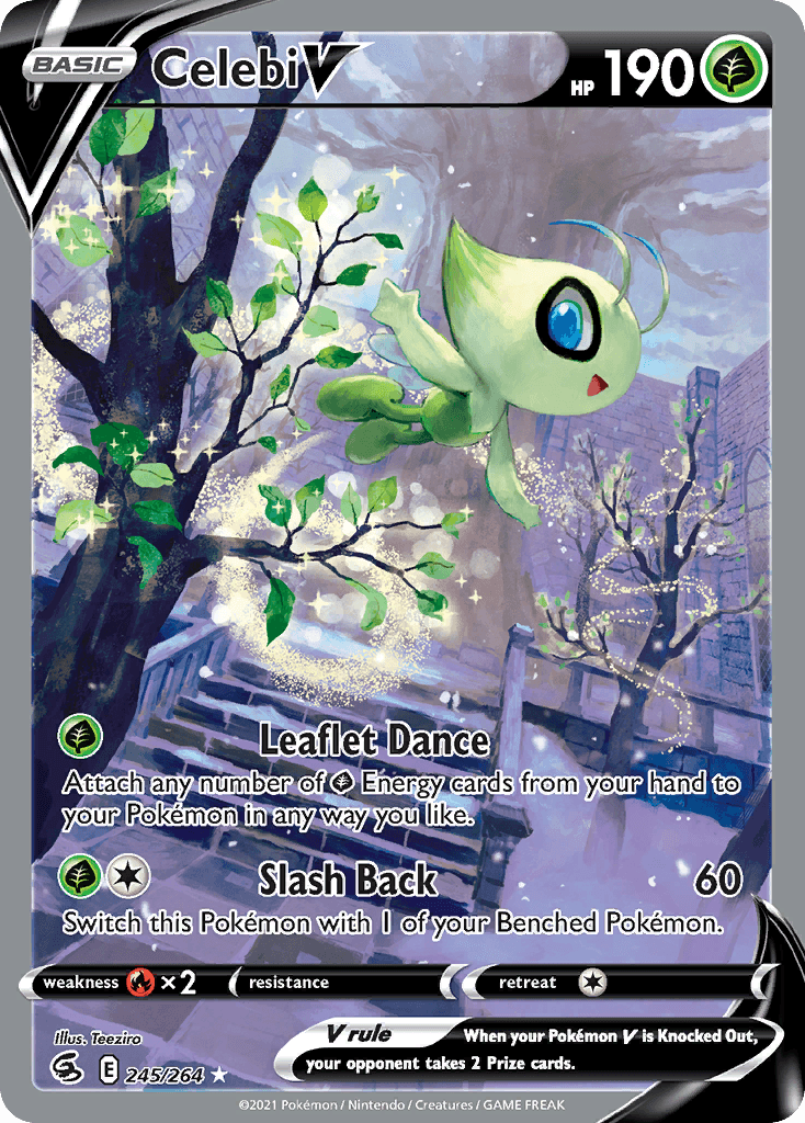 Celebi V — Fusion Strike Pokemon card