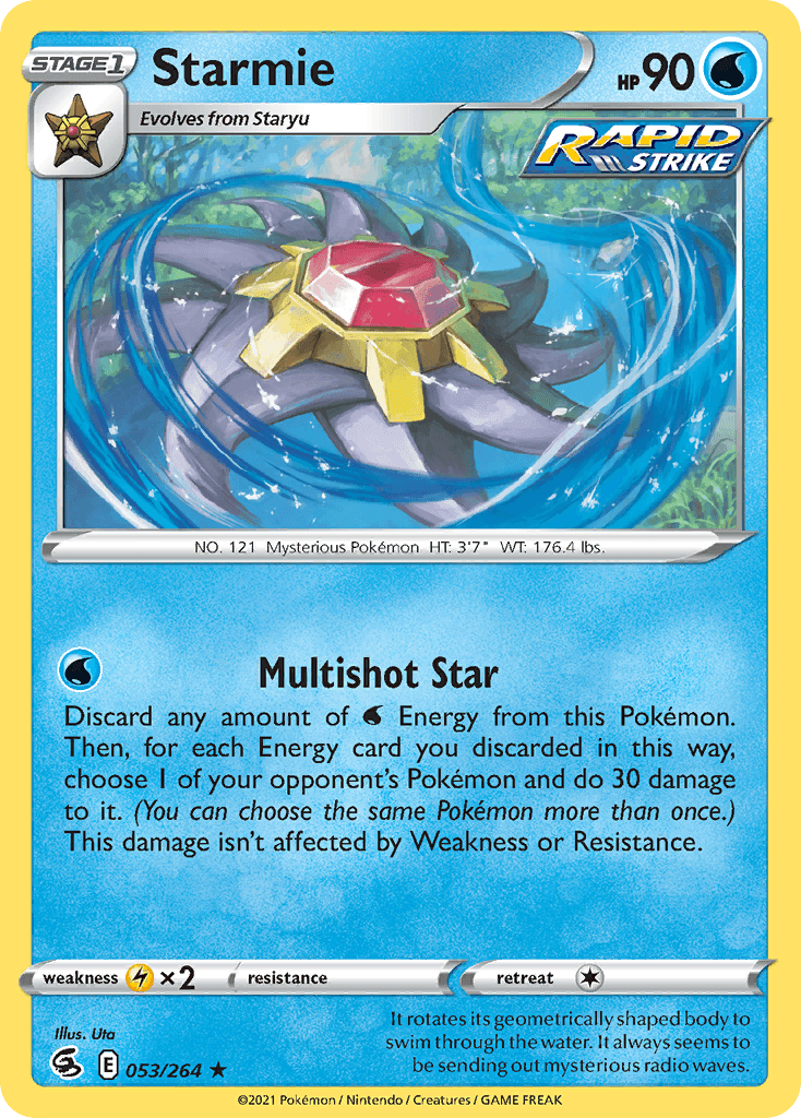 Starmie — Fusion Strike Pokemon card