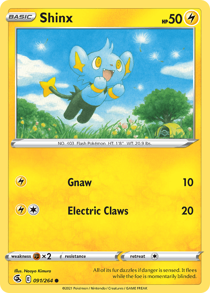 Shinx — Fusion Strike Pokemon card