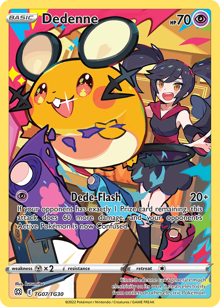 Dedenne — Brilliant Stars Trainer Gallery Pokemon card