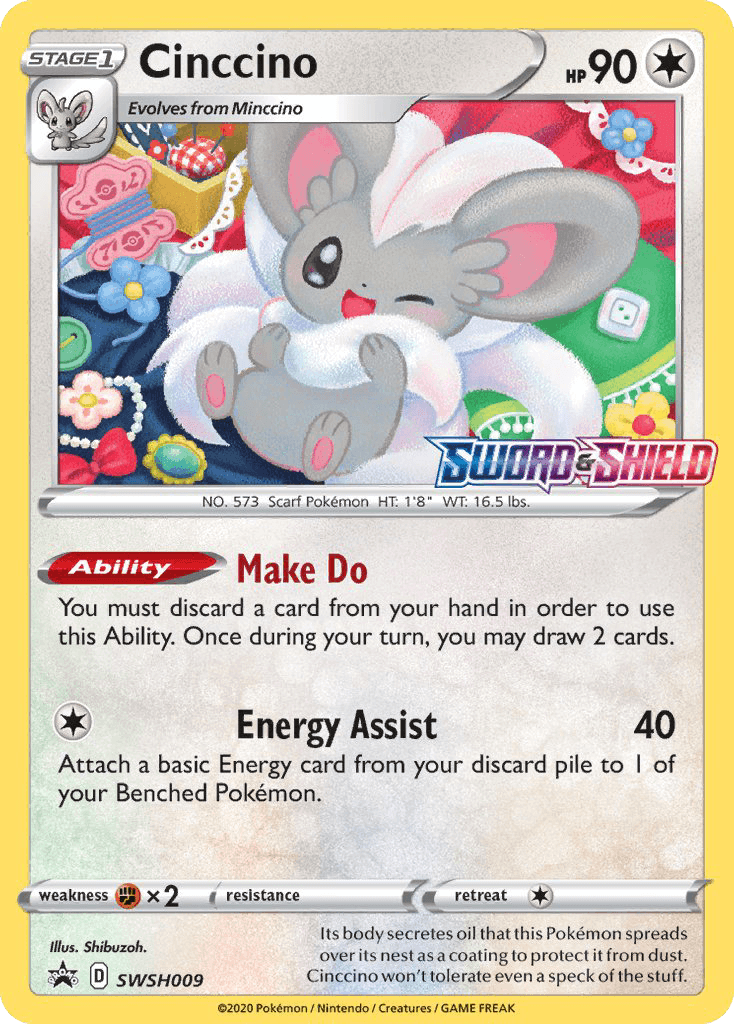 Cinccino — SWSH Black Star Promos Pokemon card
