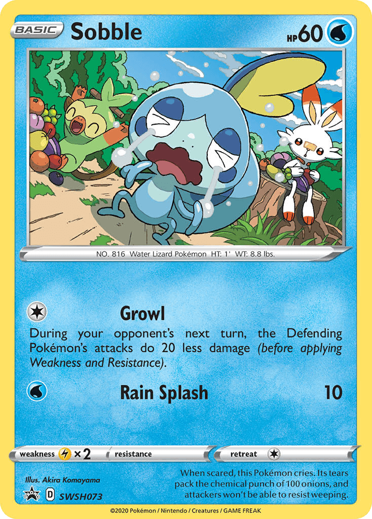 Sobble — SWSH Black Star Promos Pokemon card
