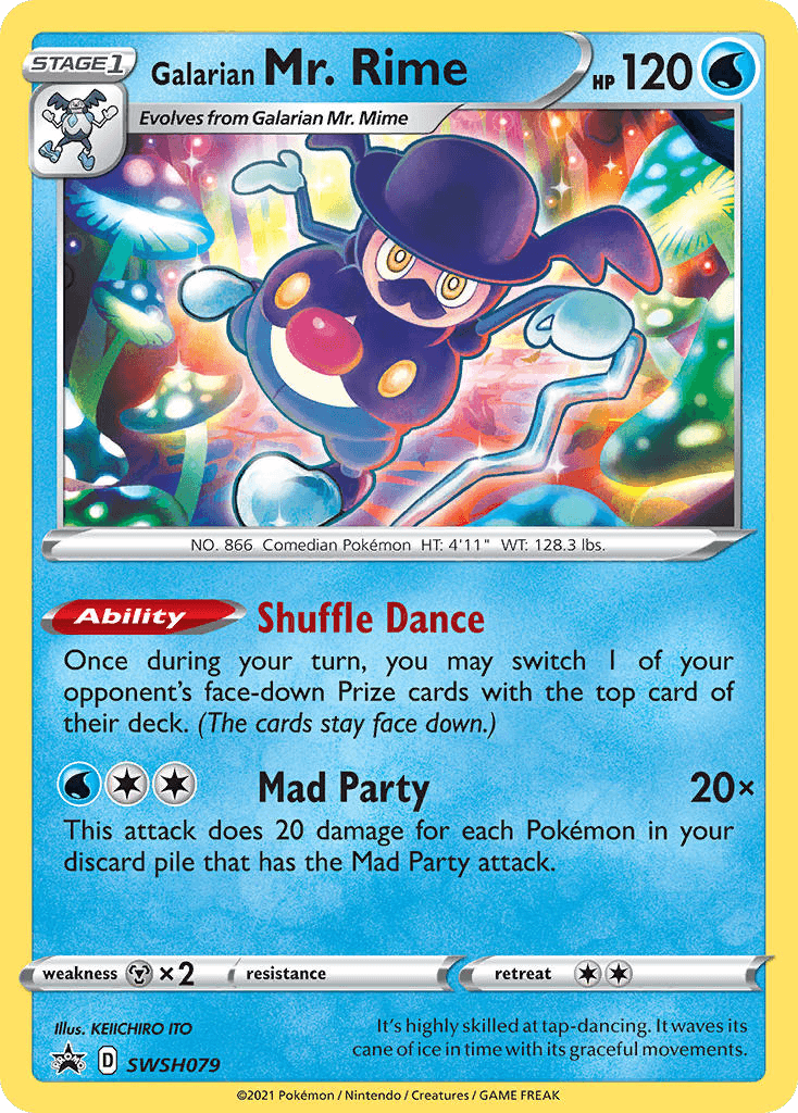 Galarian Mr. Rime — SWSH Black Star Promos Pokemon card