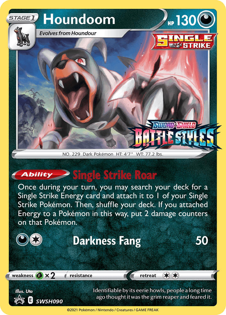 Houndoom — SWSH Black Star Promos Pokemon card