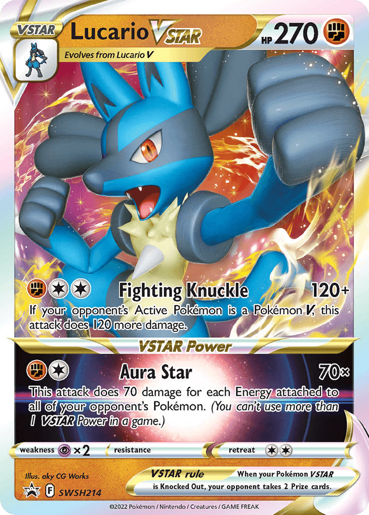 Lucario VSTAR — SWSH Black Star Promos Pokemon card