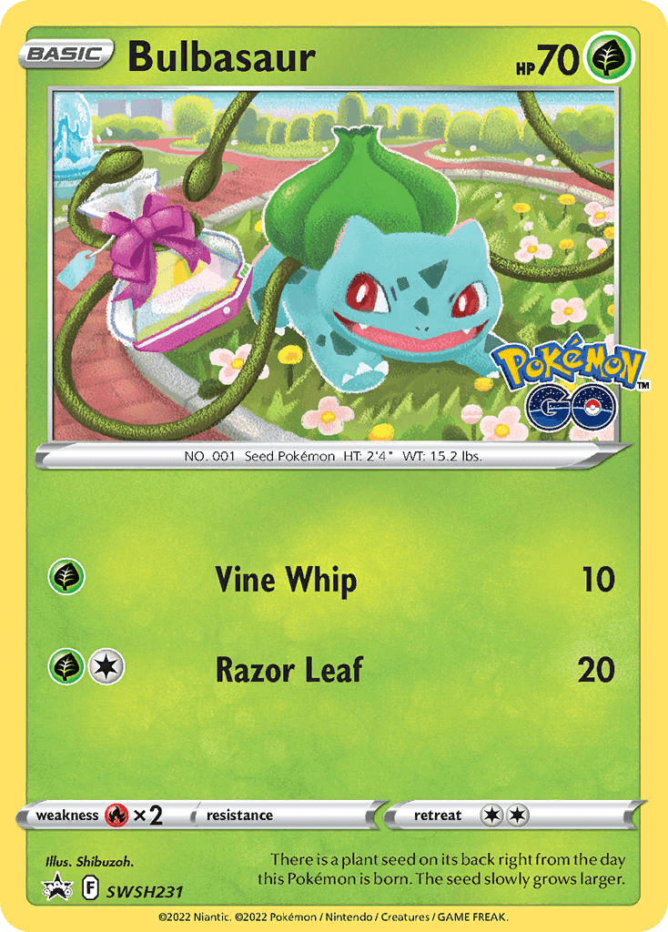 Bulbasaur — SWSH Black Star Promos Pokemon card