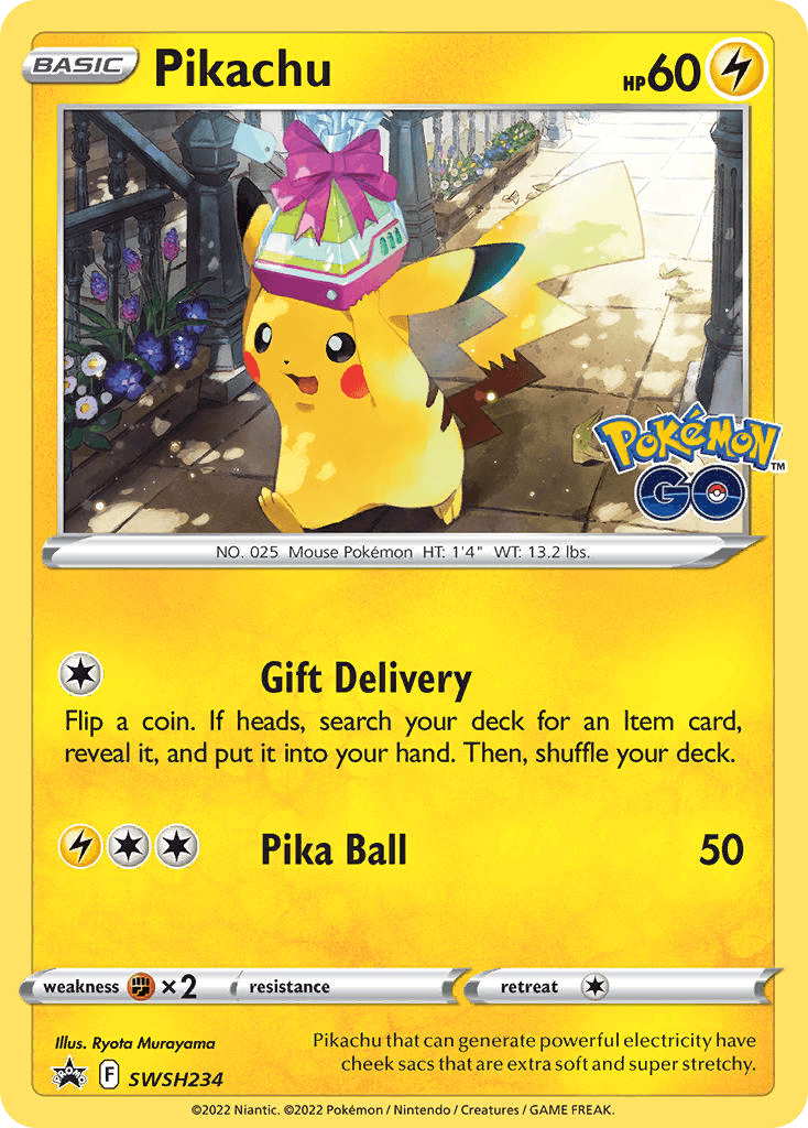 Pikachu — SWSH Black Star Promos Pokemon card