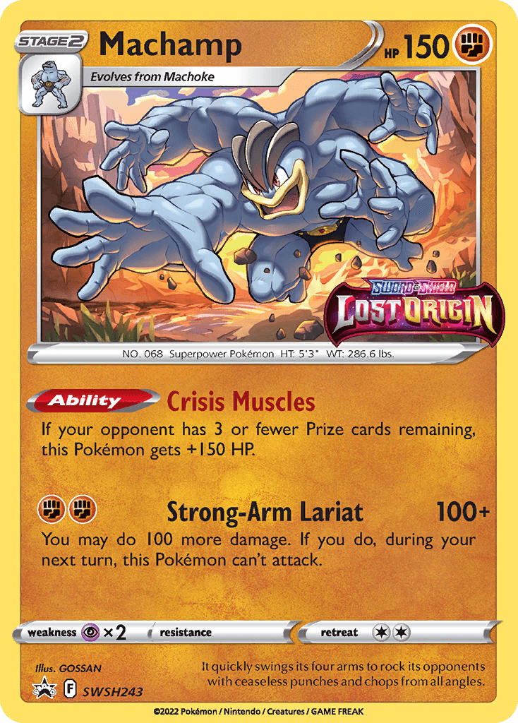 Machamp — SWSH Black Star Promos Pokemon card