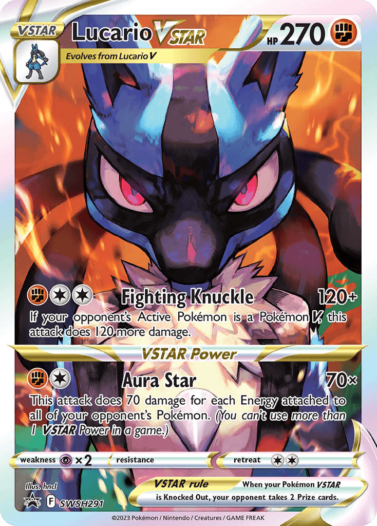 Lucario VSTAR — SWSH Black Star Promos Pokemon card