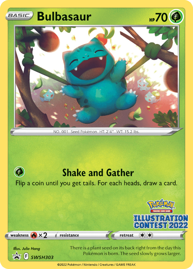 Bulbasaur — SWSH Black Star Promos Pokemon card