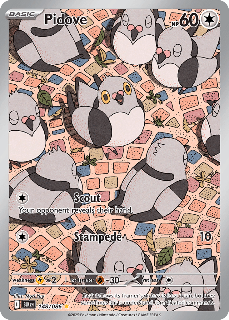 Pidove — Black Bolt Pokemon card