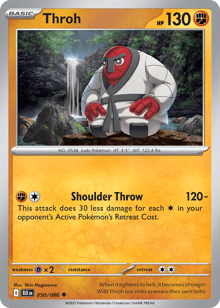 Throh — Black Bolt Pokemon card