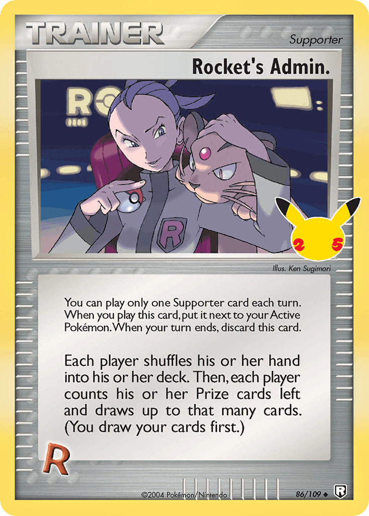 Rocket's Admin. — Celebrations: Classic Collection Pokemon card