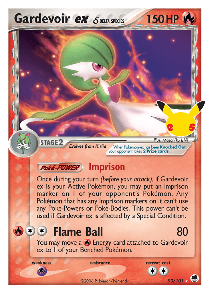 Gardevoir ex δ — Celebrations: Classic Collection Pokemon card