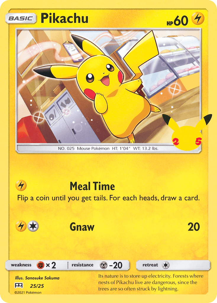 Pikachu — McDonald's Collection 2021 Pokemon card