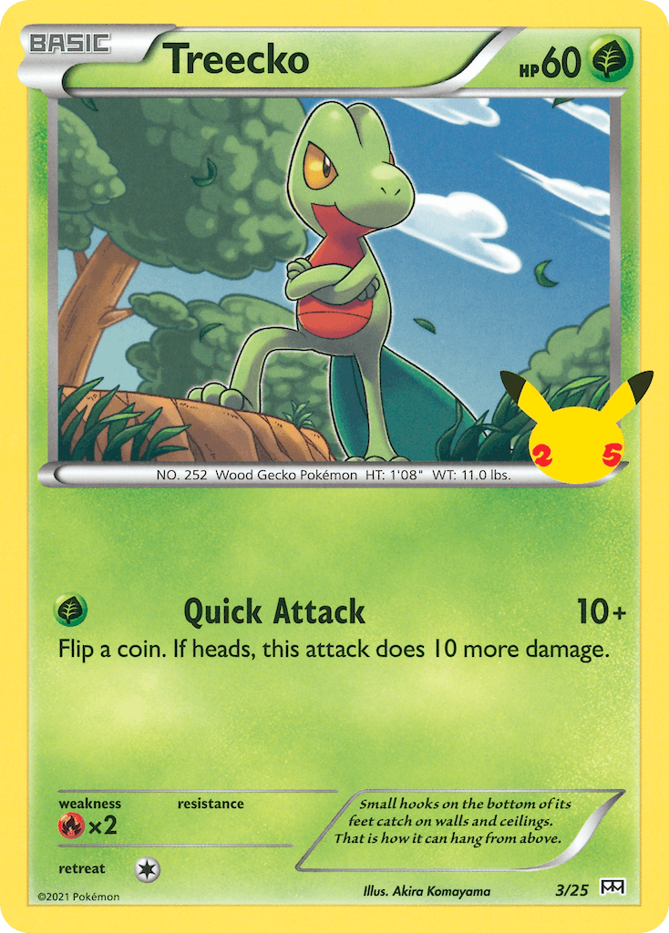 Treecko — McDonald's Collection 2021 Pokemon card