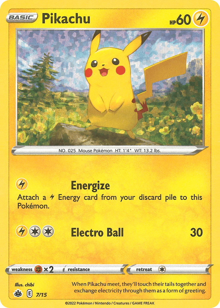 Pikachu — McDonald's Collection 2022 Pokemon card