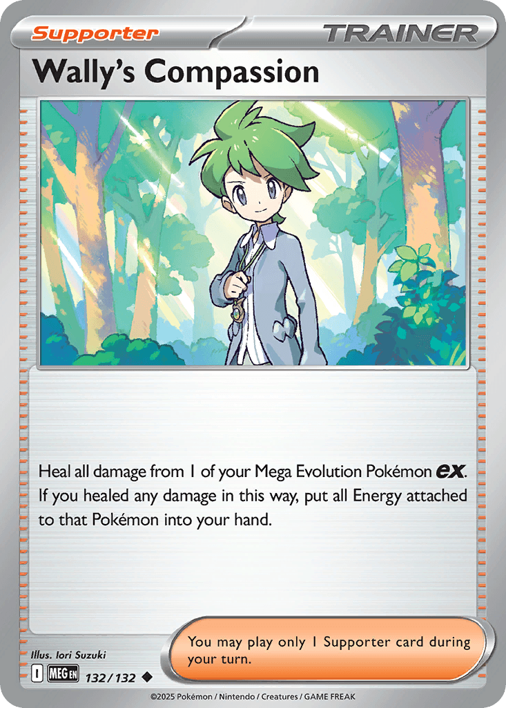 Wally's Compassion — Mega Evolution Pokemon card