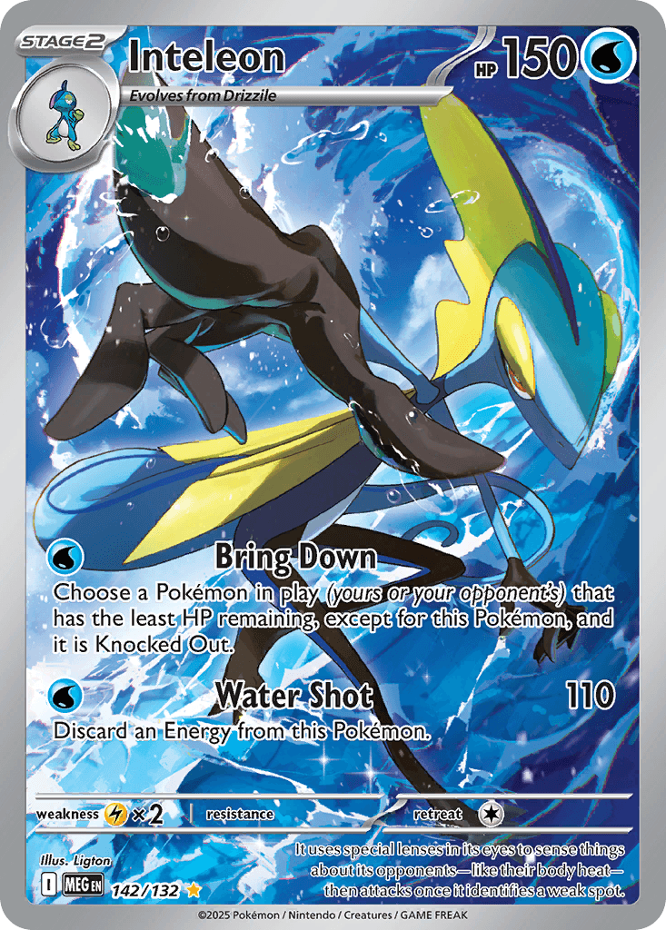 Inteleon — Mega Evolution Pokemon card