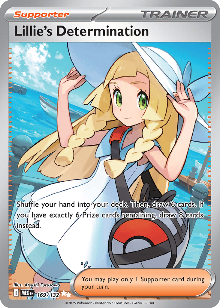 Lillie's Determination — Mega Evolution Pokemon card