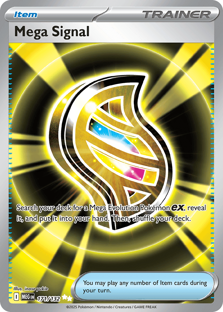 Mega Signal — Mega Evolution Pokemon card